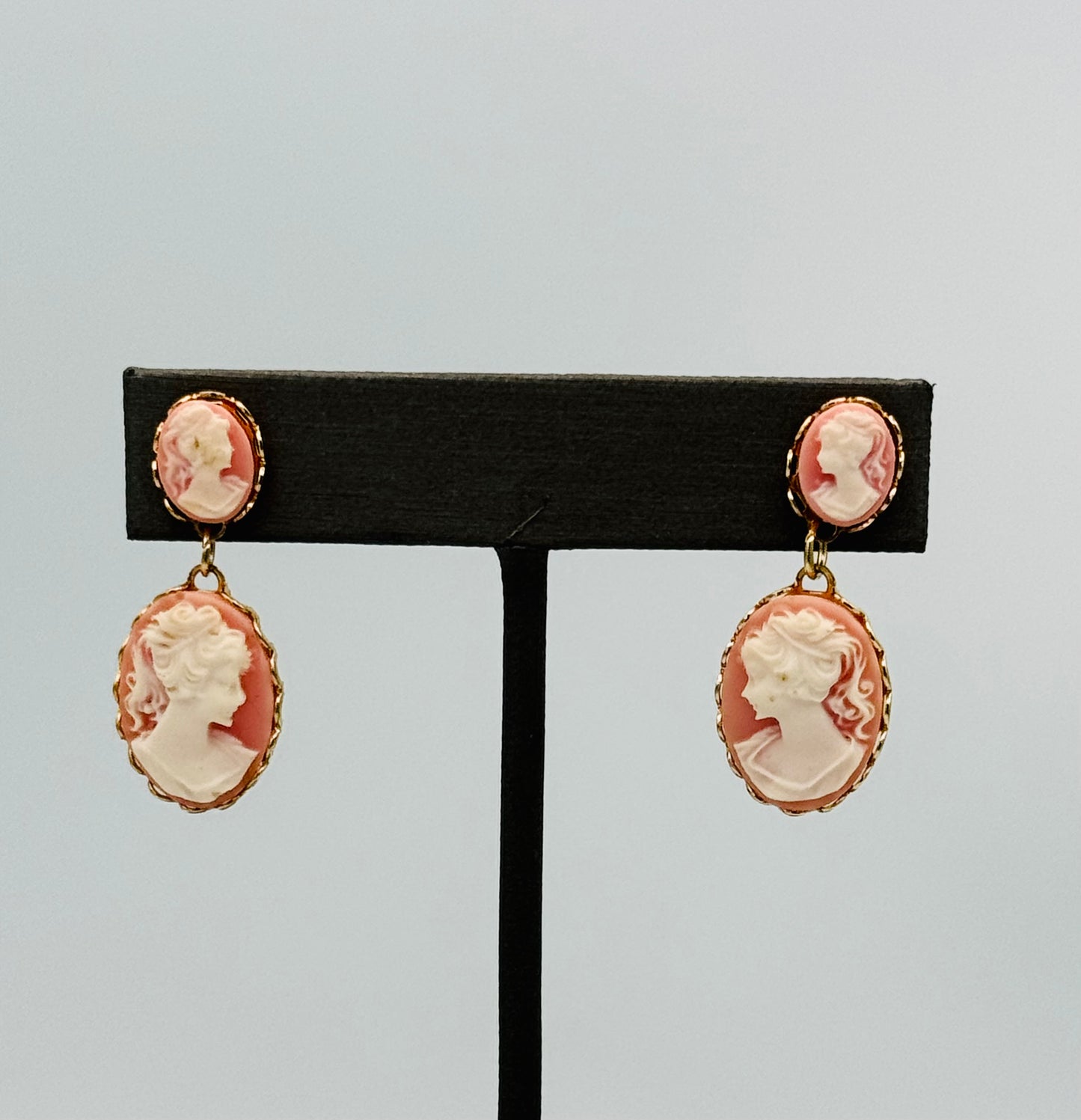 Cameo earrings